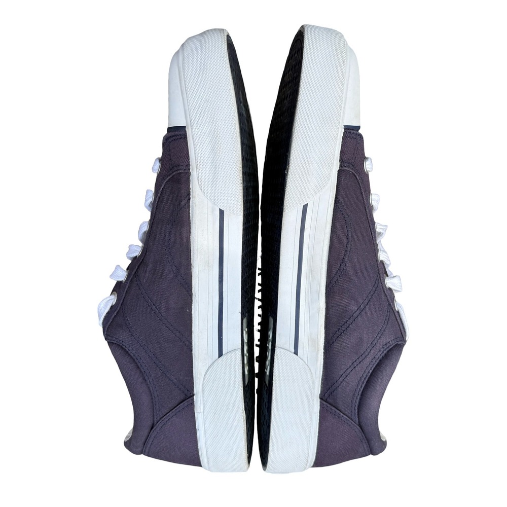 Polo Ralph Lauren Mens Canvas Low Top Sneakers Navy Blue Chuck Taylor Style 12D - Picture 5 of 8
